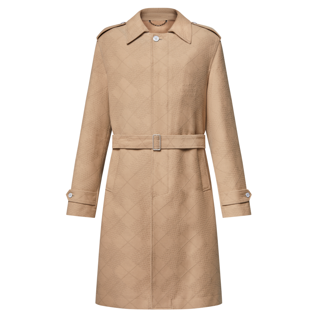 Cotton-Silk Blend Trench - Ready to Wear | LOUIS VUITTON